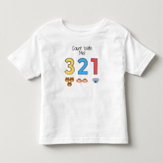 Tel Met Mij! 1-3 – Lieve Dieren Leren Kinderen T-S Kinder Shirts