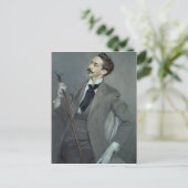 Tel.: Robert de Montesquiou 1897 Briefkaart (Staand voorkant)