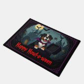 Tel Sint Bernard Gelukkig Howl-o-ween Deurmat (Schuin)
