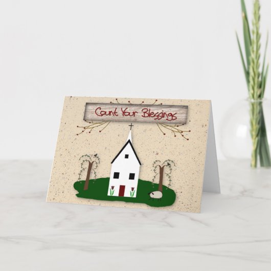 Tel Uw Kaart van de Nota van Zegen (Voorkant)