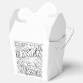 Tel uw zegeningen niet uw verhalen bedankdoosjes (Geopend)