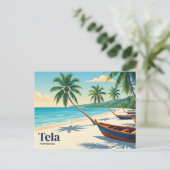 Tela Honduras Briefkaart (Staand voorkant)