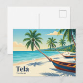 Tela Honduras Briefkaart (Voorkant / Achterkant)