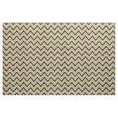 Tela Pattern Chevron Black & Gold Stof (Fat Quarter)