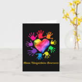 Telangiectasia Awareness Hands Ataxia Telangiect G Kaart (Gele Bloem)