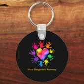 Telangiectasia Awareness Hands Ataxia Telangiect G Sleutelhanger (Voorkant)