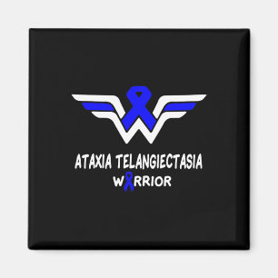 Telangiectasia Awareness Warrior Support Blauwe Ri Magneet