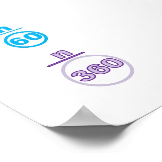 telcirkels poster (Hoek)