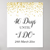 Teldown naar trouwbord poster (Voorkant)