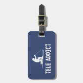 Tele Addict Bagagelabel (Voorkant verticaal)