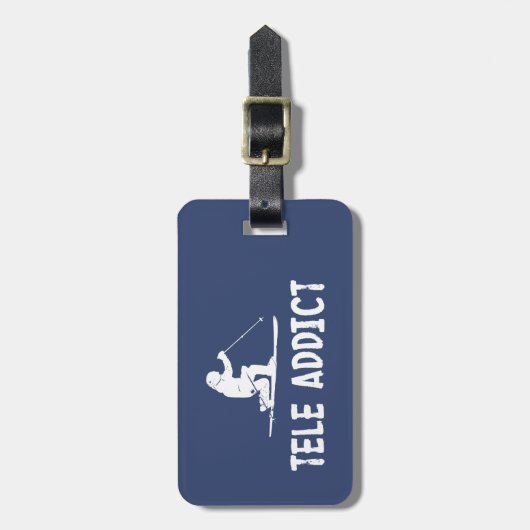 Tele Addict Bagagelabel (Voorkant verticaal)