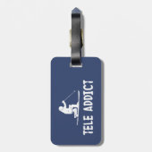 Tele Addict Bagagelabel (Achterkant verticaal)