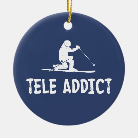 Tele Addict Keramisch Ornament (Voorkant)