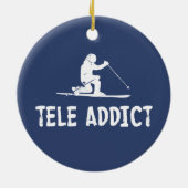 Tele Addict Keramisch Ornament (Achterkant)