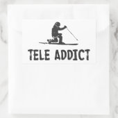 Tele Addict Rechthoekige Sticker (Tas)
