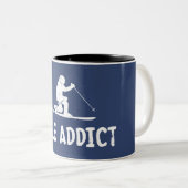 Tele Addict Tweekleurige Koffiemok (Voorkant rechts)