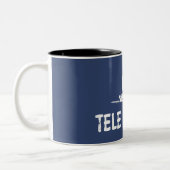 Tele Addict Tweekleurige Koffiemok (Links)