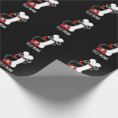 Tele-bone Grappig Bone Telefoon Pun Donker BG Cadeaupapier (Hoek)