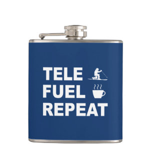 Tele-brandstofhergebruik Heupfles