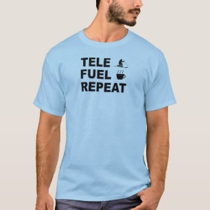 Tele-brandstofhergebruik T-shirt