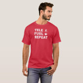 Tele-brandstofhergebruik T-shirt (Voorkant volledig)