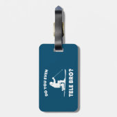 Tele Bro? Bagagelabel (Achterkant verticaal)