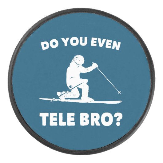 Tele Bro? Hockey Puck (Voorkant)