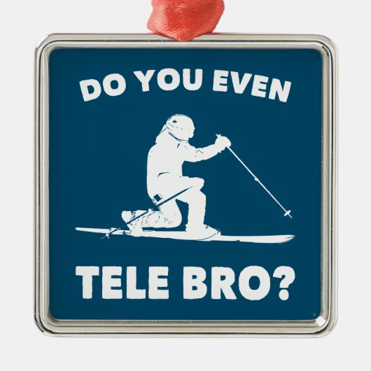 Tele Bro? Metalen Ornament (Voorkant)