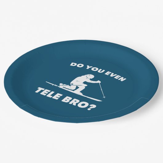 Tele Bro? Papieren Bordje (Gekanteld)