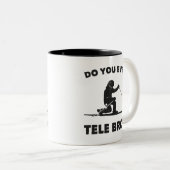 Tele Bro? Tweekleurige Koffiemok (Voorkant rechts)