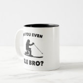 Tele Bro? Tweekleurige Koffiemok (Voorkant links)