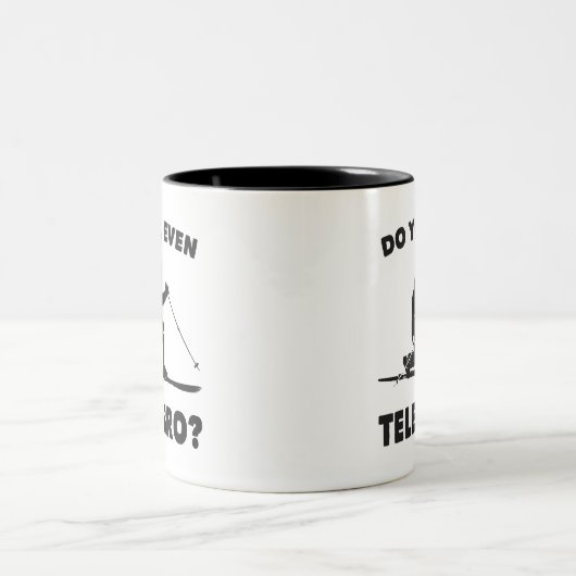 Tele Bro? Tweekleurige Koffiemok (Center)