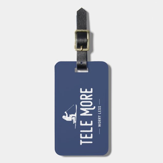 Tele meer zorgen minder bagagelabel (Voorkant verticaal)