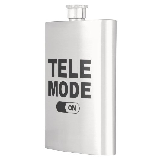 Tele-modus ingeschakeld flacon (Links)