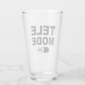 Tele-modus ingeschakeld glas (Achterkant)