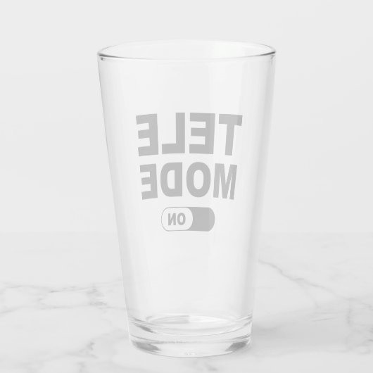 Tele-modus ingeschakeld glas (Achterkant)