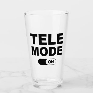 Tele-modus ingeschakeld glas