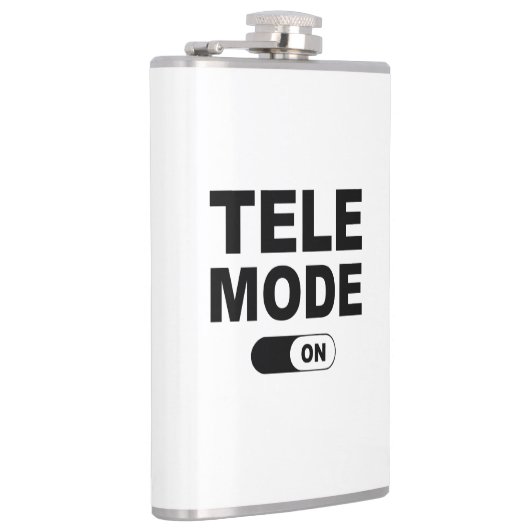 Tele-modus ingeschakeld heupfles (Rechts)