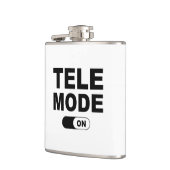 Tele-modus ingeschakeld heupfles (Links)