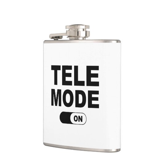 Tele-modus ingeschakeld heupfles (Links)