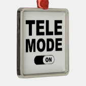 Tele-modus ingeschakeld metalen ornament (Rechts)