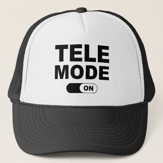 Tele-modus ingeschakeld trucker pet (Voorkant)