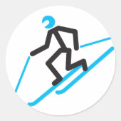 Tele Stick Man Sticker (Voorkant)