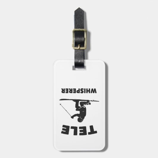 Tele Whisperer Bagagelabel (Voorkant verticaal)