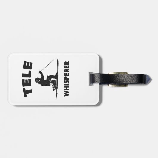 Tele Whisperer Bagagelabel (Achterkant horizontaal)