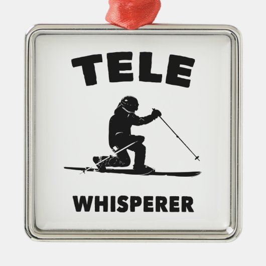 Tele Whisperer Metalen Ornament (Voorkant)