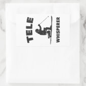 Tele Whisperer Rechthoekige Sticker (Tas)