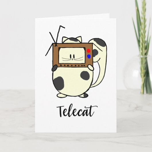 Telecat is de Ster van Uw Wenskaart van het Leven Kaart (Voorkant)