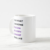 telecom netwerkingenieur, geweldige koffiemok (Voorkant links)