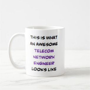 telecom netwerkingenieur, geweldige koffiemok